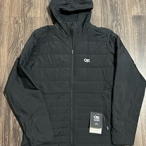 Outdoor Research Men's Black Shadow Insulated Hoodie (L)